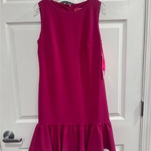 Betsey Johnson Pink Ruffled Mini Cocktail Dress